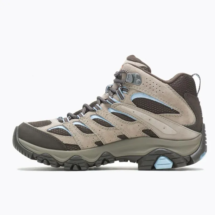 Moab 3 Mid GoreTex Wide Width Brindle Women Merrell Boots