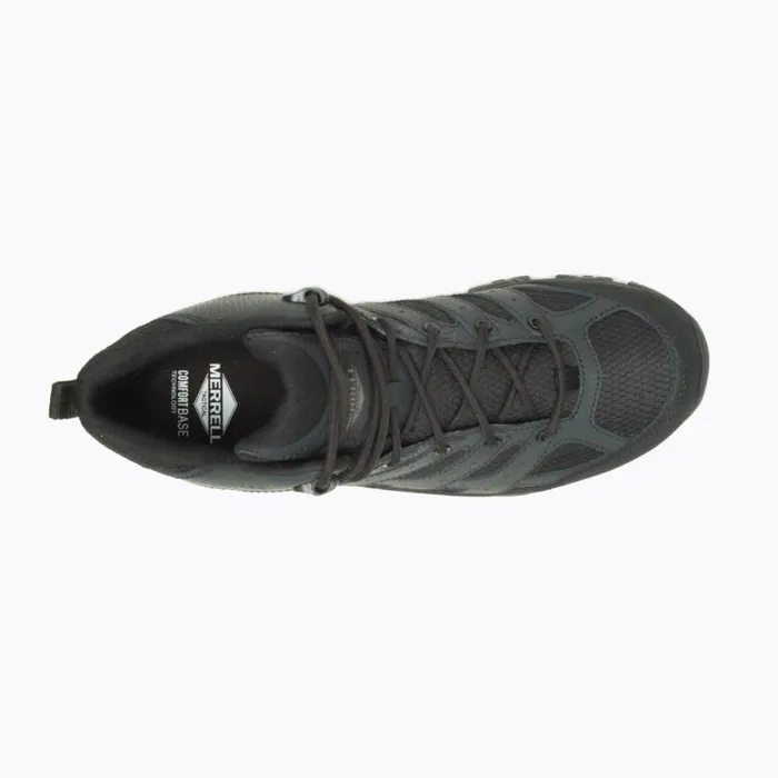 Moab 3 Mid Tactical Waterproof Wide Width Black Men Merrell Boots