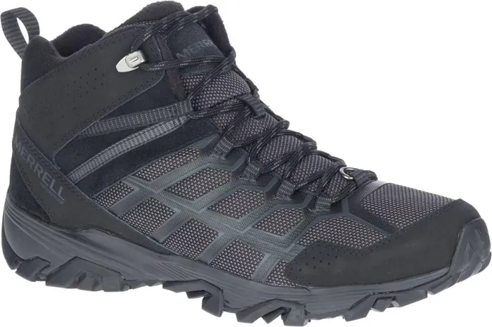 Moab Fst 3 Thermo Mid Waterproof Black Men Merrell Winter Boots