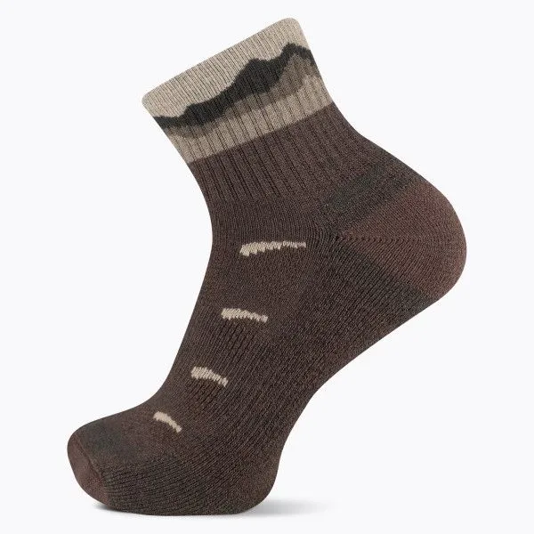 Moab Hiking Quarter Sock Brown Grey MenWomen Merrell Socks