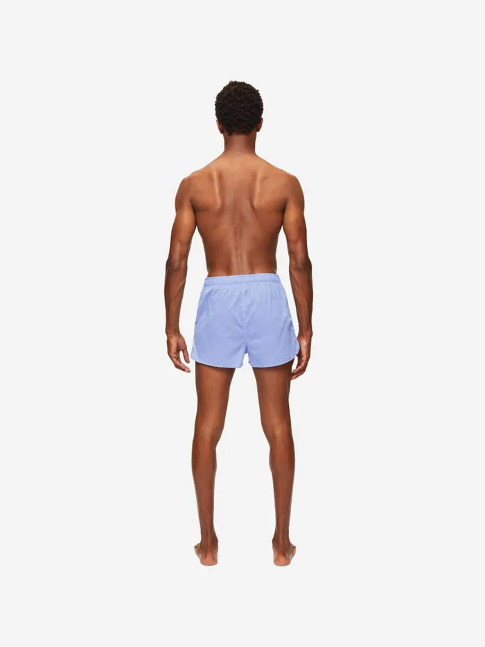 Modern Fit Boxer Shorts Men Derek Rose Modern Fit Boxers Amalfi Cotton Batiste Blue