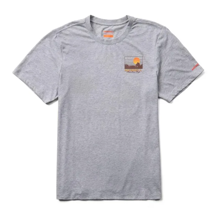 Mono Mountain Tee Grey Heather Men Merrell Tops