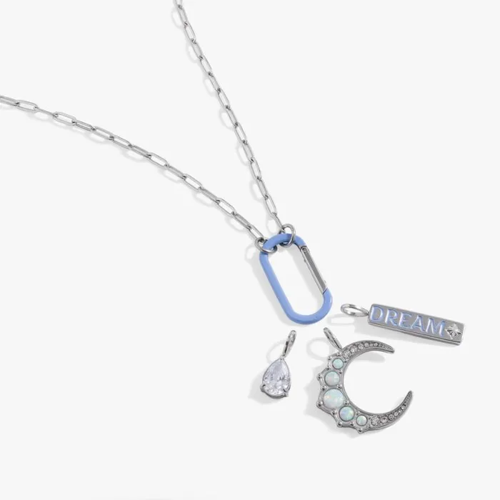 Moon Dream Interchangeable Charm Necklace Stainless Steel Silver Women Alex And Ani Interchangeable Starter Set Moon Dream Interchangeable Charm Necklace Stainless Steel Silver Women Alex And Ani Interchangeable Starter Set