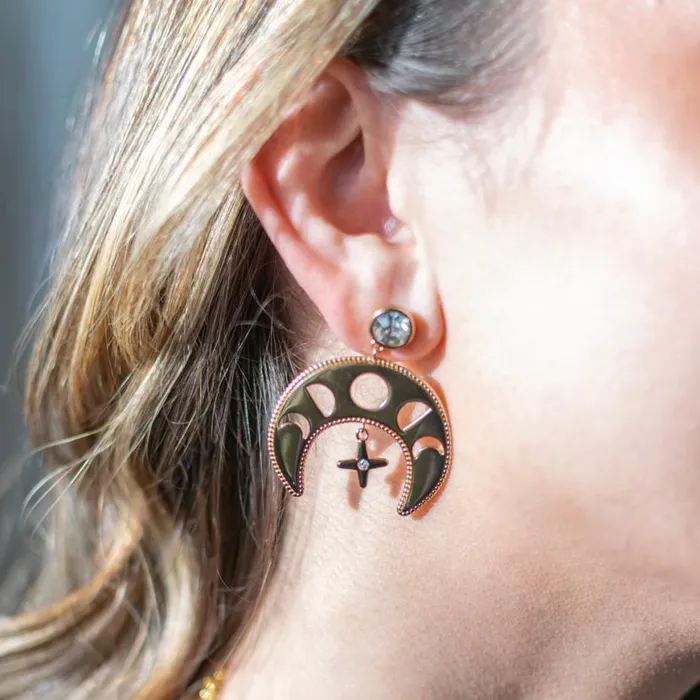 Moon Phase Earrings Gold Women Alex And Ani Earrings Moon Phase Earrings Gold Women Alex And Ani Earrings