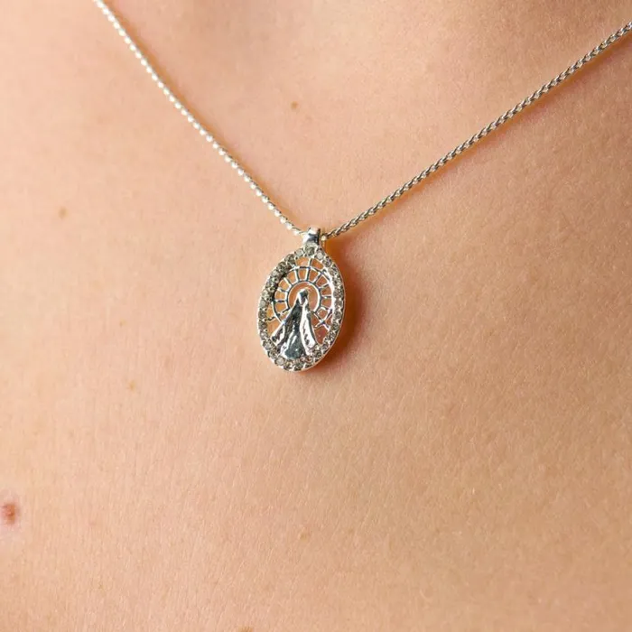 Mother Mary Charm Necklace Silver Women Alex And Ani Faith Hope Mother Mary Charm Necklace Silver Women Alex And Ani Faith Hope