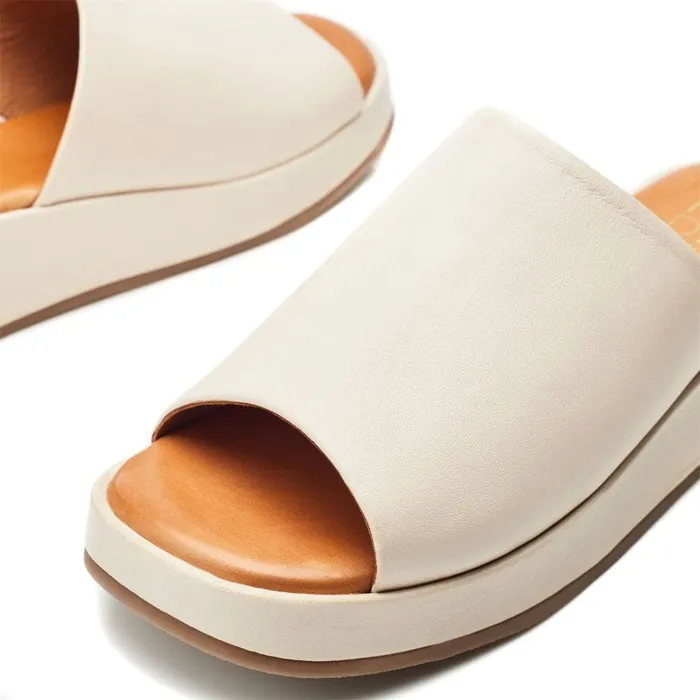 Mule Sandals Women Moda In Pelle Orolia Off White Leather