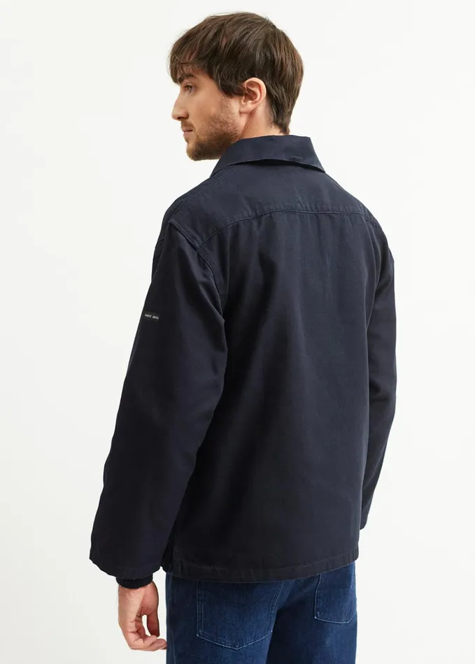 Nemo Ii French Sailor Jacket Cotton Canvas Navy Men Saint James Coats and Raincoats
