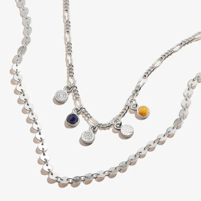 New Beginnings MultiCharm Layered Necklace Shiny Silver Women Alex And Ani Graduation New Beginnings MultiCharm Layered Necklace Shiny Silver Women Alex And Ani Graduation