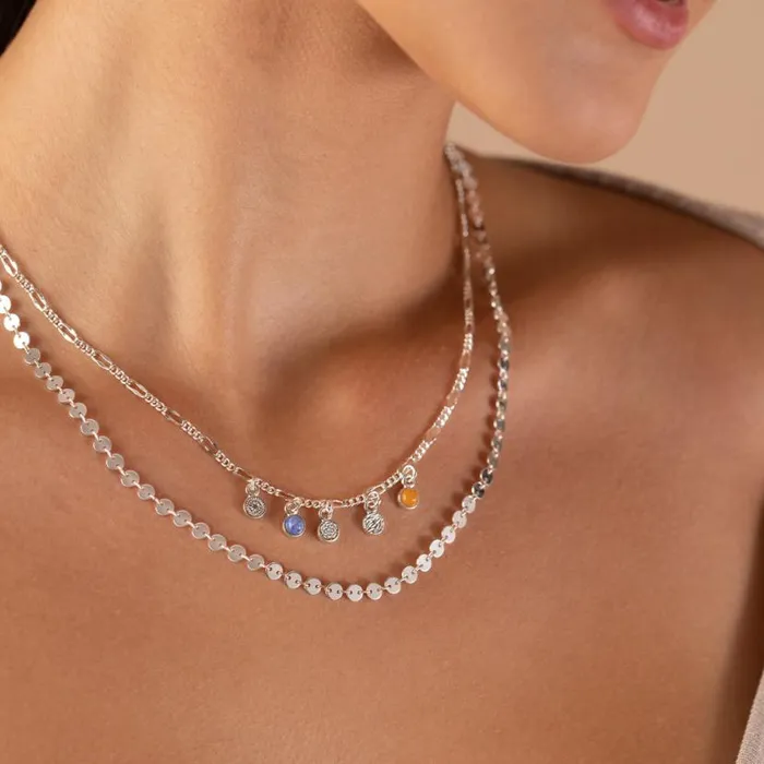New Beginnings MultiCharm Layered Necklace Shiny Silver Women Alex And Ani Graduation New Beginnings MultiCharm Layered Necklace Shiny Silver Women Alex And Ani Graduation