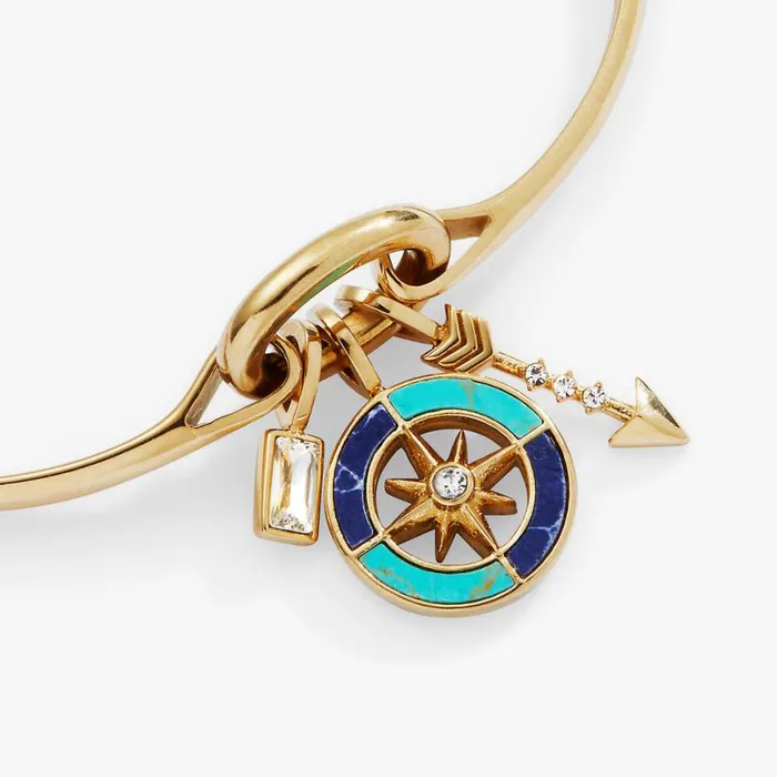 New Beginnings Trio Interchangeable Charm Bracelet Stainless Steel Gold Women Alex And Ani Fine Jewelry New Beginnings Trio Interchangeable Charm Bracelet Stainless Steel Gold Women Alex And Ani Fine Jewelry