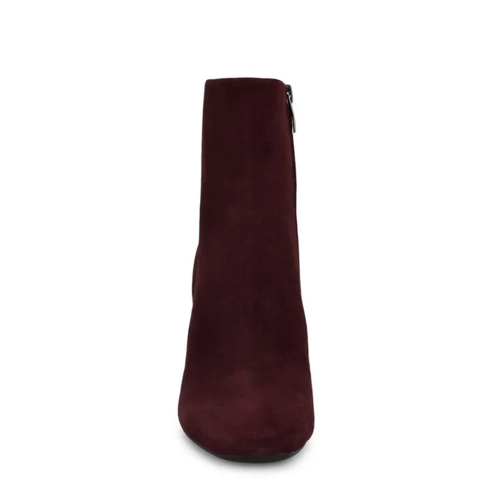 Nine West Boots and Booties Women Ailet 92159 Square Toe Booties Red Suede Nine West Boots and Booties Women Ailet 92159 Square Toe Booties Red Suede