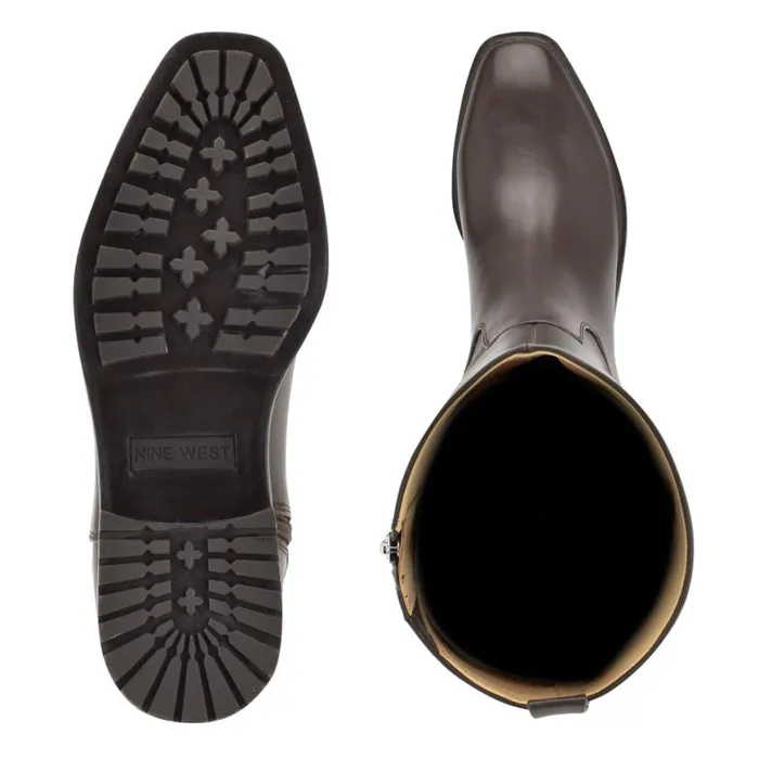 Nine West Boots and Booties Women Barile Boots Dark Brown Nine West Boots and Booties Women Barile Boots Dark Brown