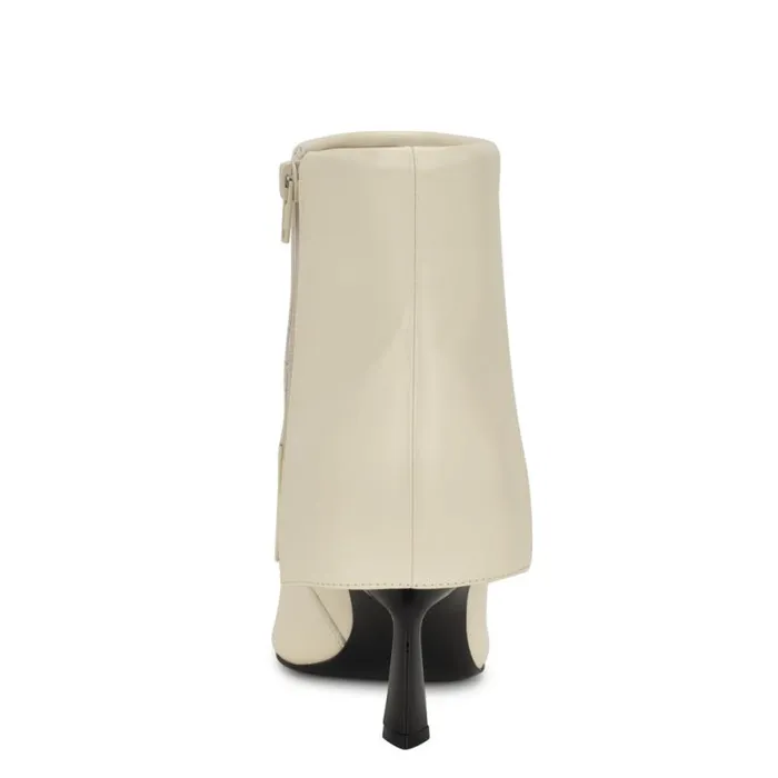 Nine West Boots and Booties Women Bazie Pointy Toe Dress Booties Ivory