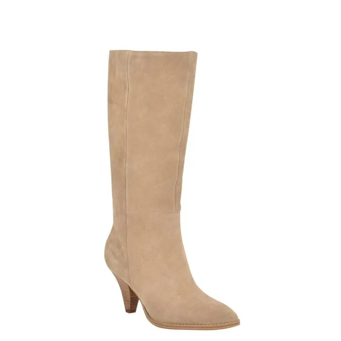 Nine West Boots and Booties Women Ceynote Dress Boots Taupe