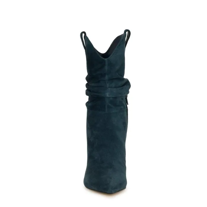 Nine West Boots and Booties Women Gonda Dress Booties Dark Blue