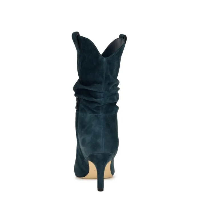 Nine West Boots and Booties Women Gonda Dress Booties Dark Blue