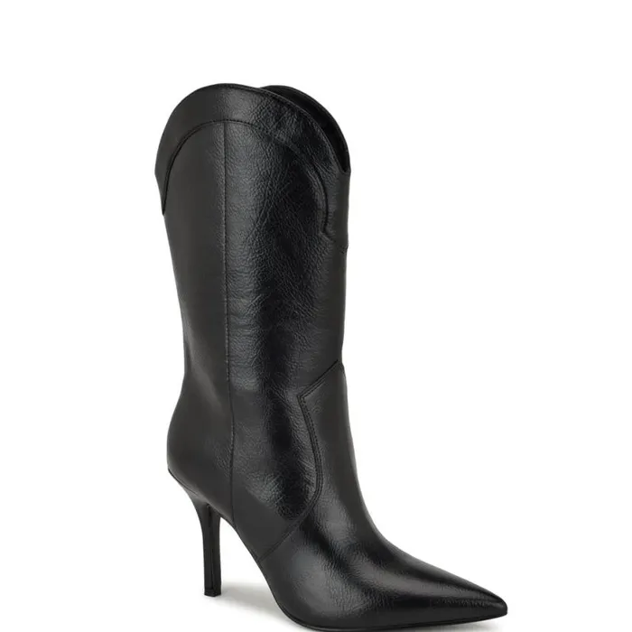 Nine West Boots and Booties Women Grasy Western Dress Boots Black Nine West Boots and Booties Women Grasy Western Dress Boots Black