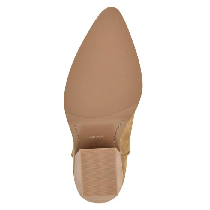 Nine West Boots and Booties Women Keeks Western Boot Denimbrown Suede Nine West Boots and Booties Women Keeks Western Boot Denimbrown Suede