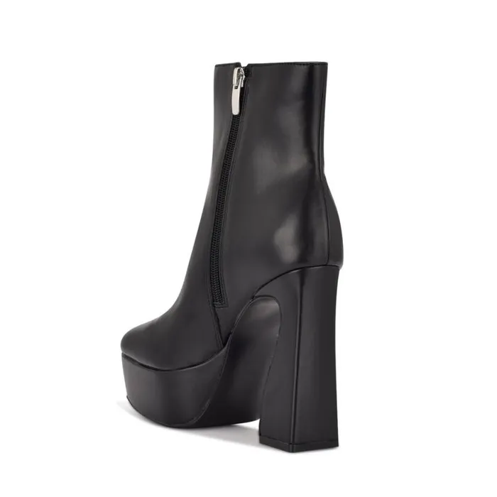 Nine West Boots and Booties Women Klinda Platform Booties Black Nine West Boots and Booties Women Klinda Platform Booties Black