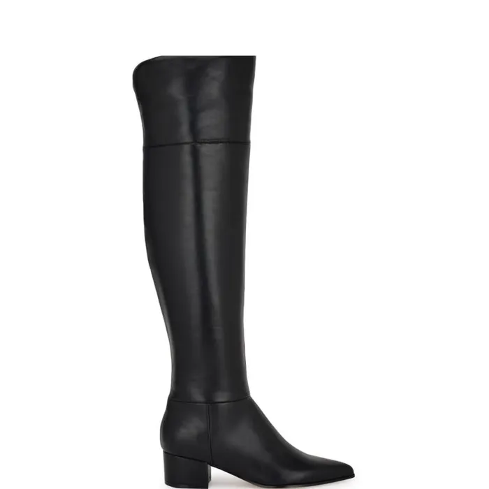 Nine West Boots and Booties Women Maner Over The Knee Boots Black