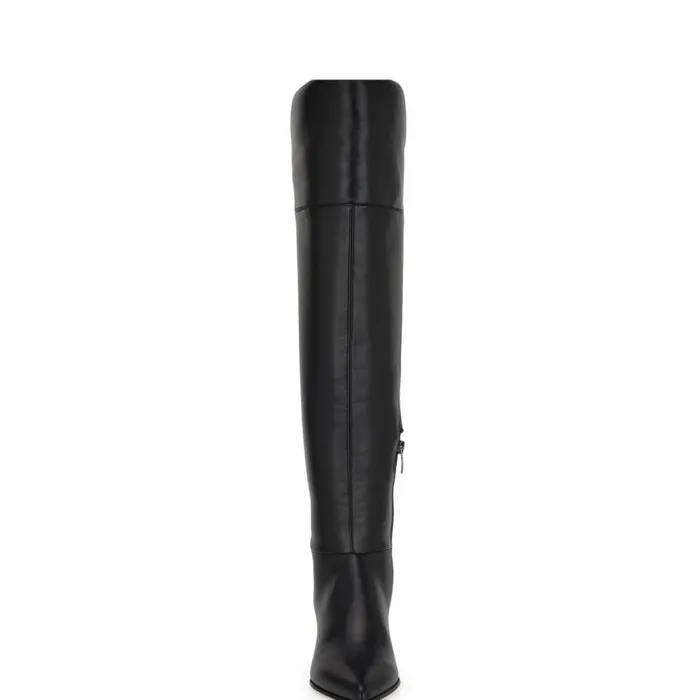 Nine West Boots and Booties Women Maner Over The Knee Boots Black