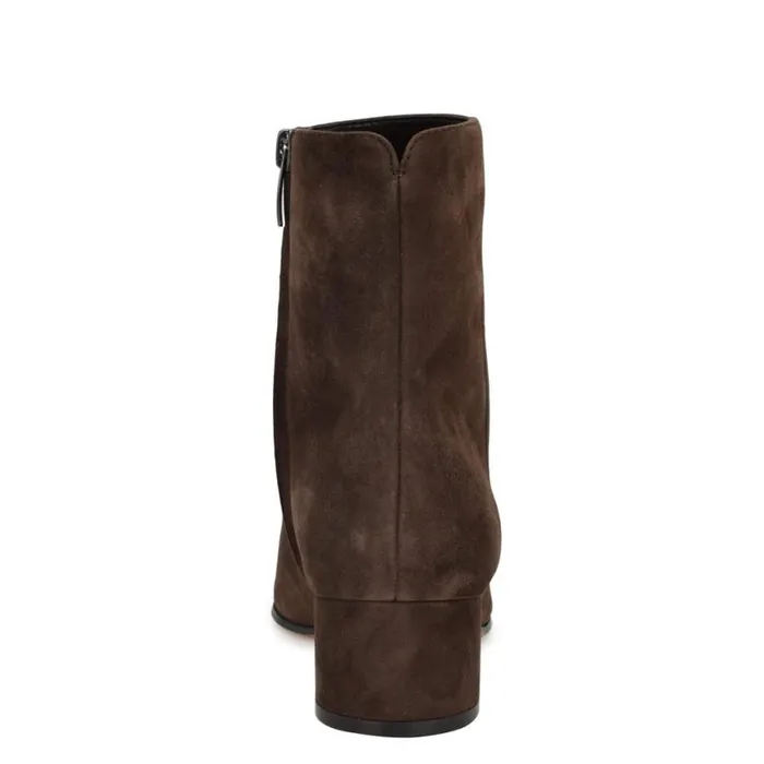 Nine West Boots and Booties Women Maribu Ankle Booties Brown Suede Nine West Boots and Booties Women Maribu Ankle Booties Brown Suede