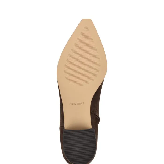 Nine West Boots and Booties Women Maribu Ankle Booties Brown Suede Nine West Boots and Booties Women Maribu Ankle Booties Brown Suede