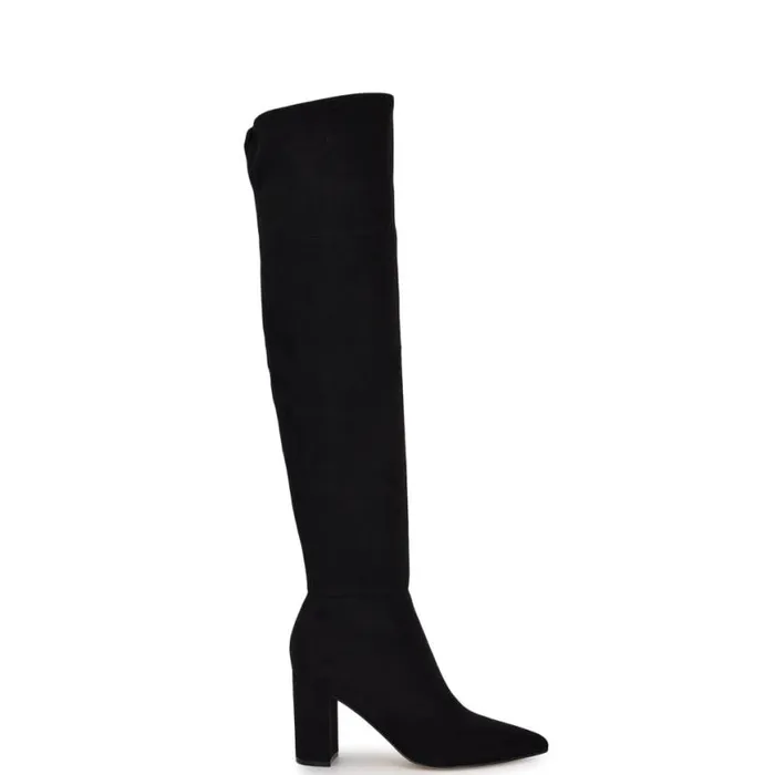 Nine West Boots and Booties Women Miykah Over The Knee Boots Black