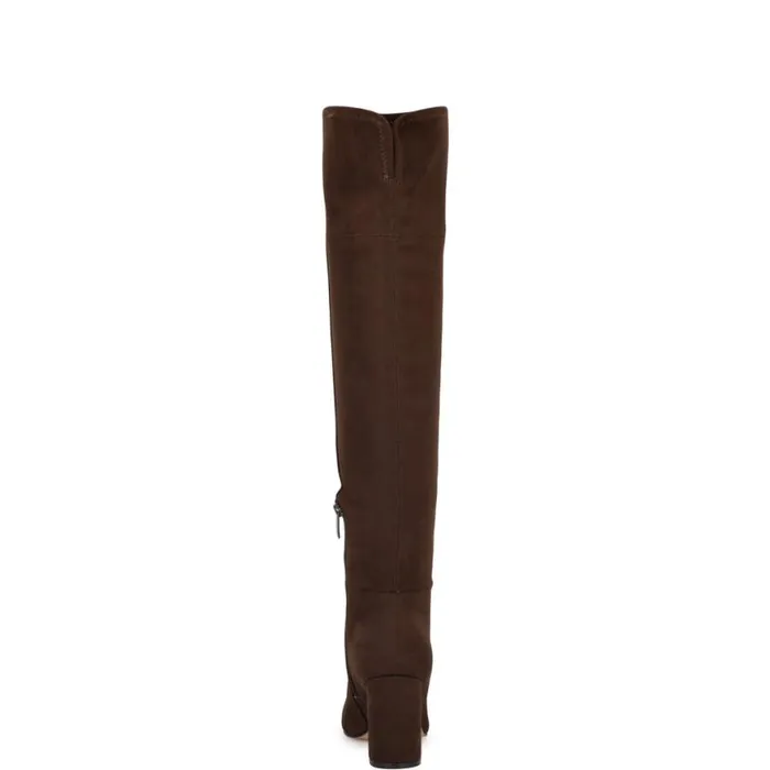 Nine West Boots and Booties Women Miykah Over The Knee Boots Dark Brown Nine West Boots and Booties Women Miykah Over The Knee Boots Dark Brown