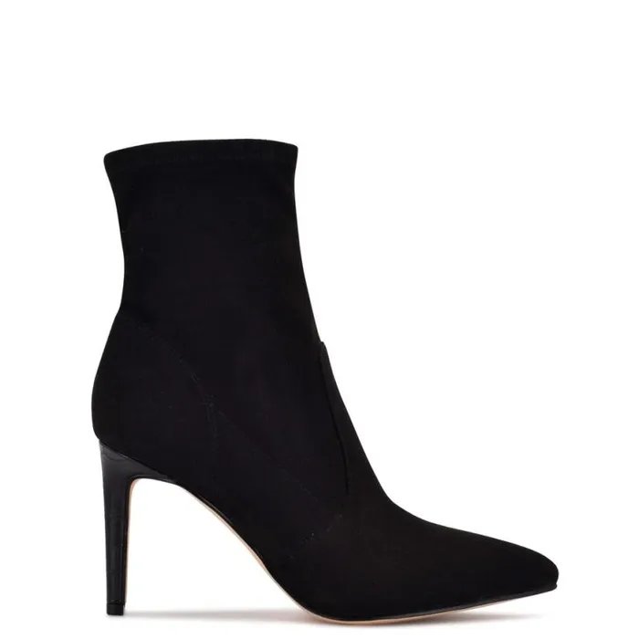 Nine West Boots and Booties Women Reves Dress Booties Black Suede