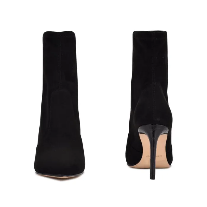 Nine West Boots and Booties Women Reves Dress Booties Black Suede