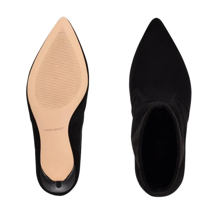 Nine West Boots and Booties Women Reves Dress Booties Black Suede