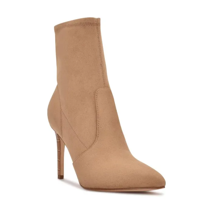 Nine West Boots and Booties Women Reves Dress Booties Tan Suede Nine West Boots and Booties Women Reves Dress Booties Tan Suede