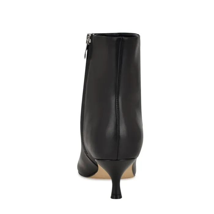 Nine West Boots and Booties Women Symba Dress Ankle Booties Black Leather Nine West Boots and Booties Women Symba Dress Ankle Booties Black Leather