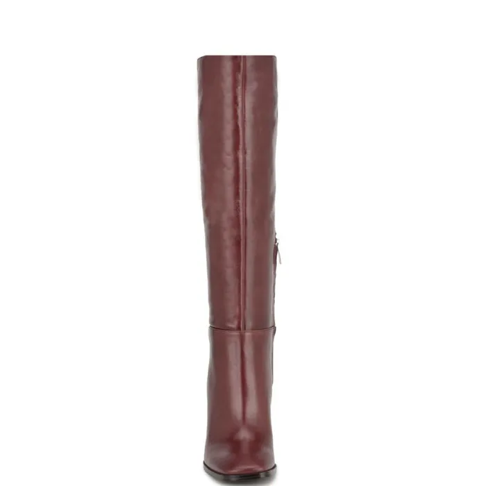 Nine West Boots and Booties Women Temas Dress Boots Dark Red Nine West Boots and Booties Women Temas Dress Boots Dark Red