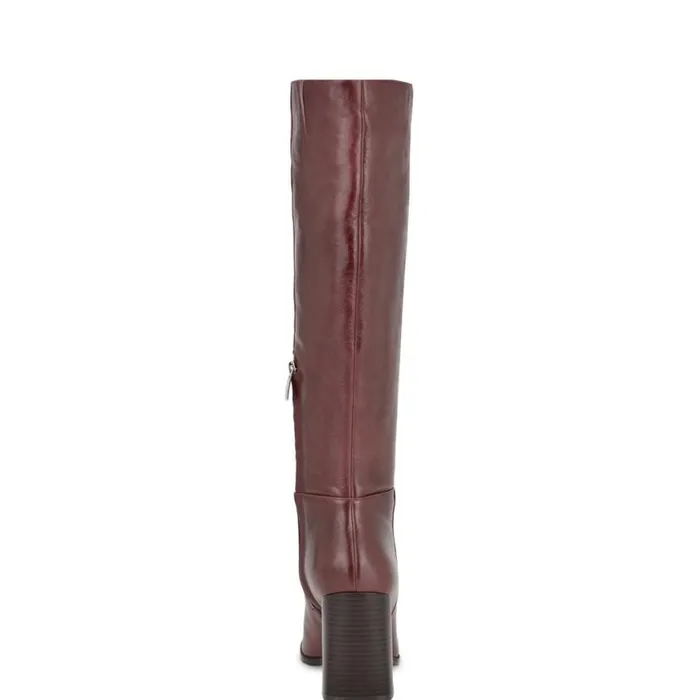 Nine West Boots and Booties Women Temas Dress Boots Dark Red Nine West Boots and Booties Women Temas Dress Boots Dark Red