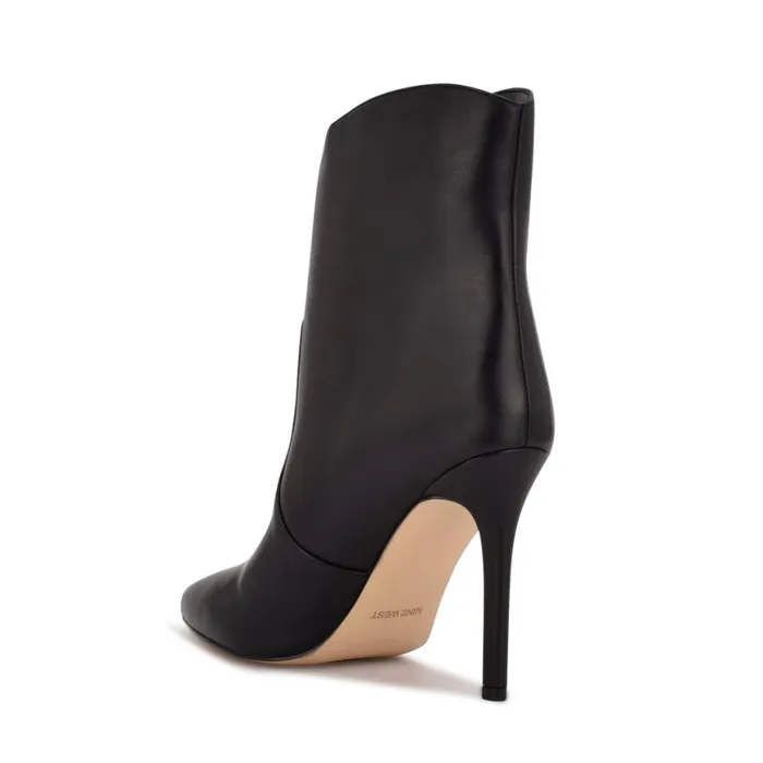 Nine West Boots and Booties Women Tolate Dress Booties Black Leather Nine West Boots and Booties Women Tolate Dress Booties Black Leather
