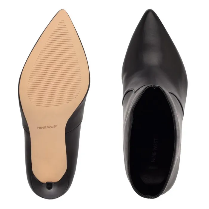 Nine West Boots and Booties Women Tolate Dress Booties Black Leather Nine West Boots and Booties Women Tolate Dress Booties Black Leather