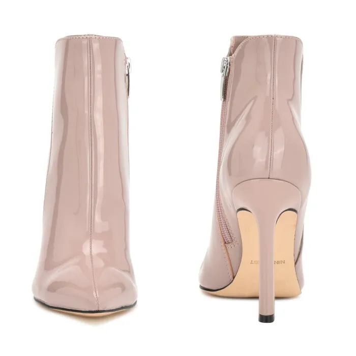 Nine West Boots and Booties Women Torrie Dress Booties Light Pink Patent