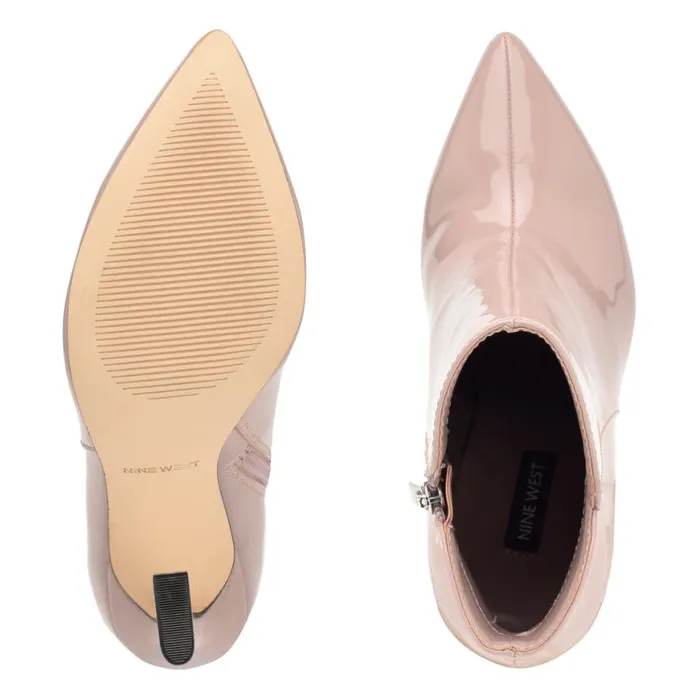 Nine West Boots and Booties Women Torrie Dress Booties Light Pink Patent