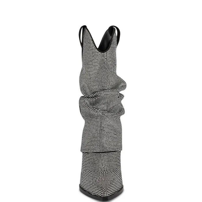 Nine West Boots and Booties Women Wilton Western Boots Pewter Nine West Boots and Booties Women Wilton Western Boots Pewter