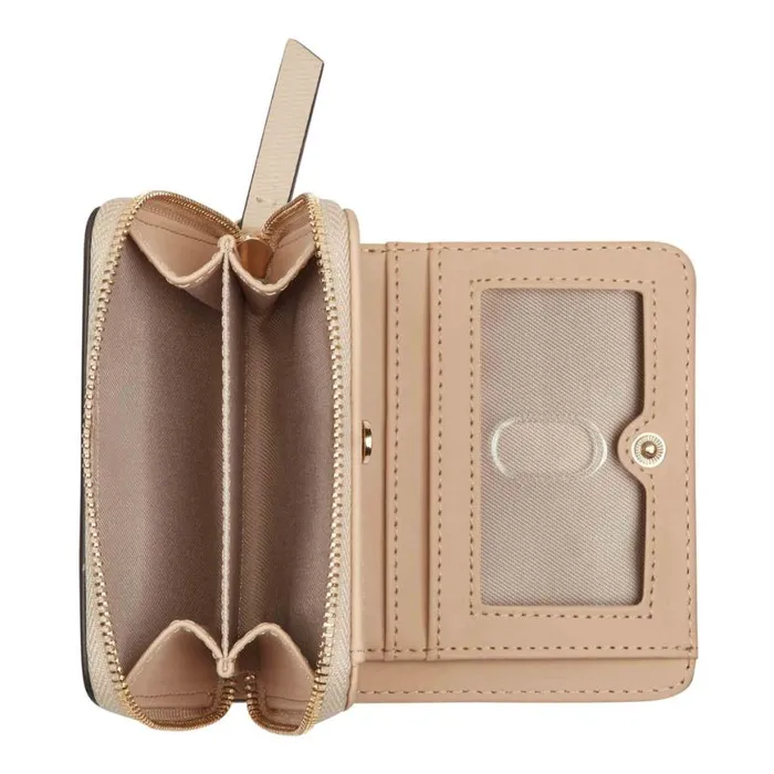 Nine West Clutches and Wallets Women Grid 9 Small Zip Around Wallet Beige Nine West Clutches and Wallets Women Grid 9 Small Zip Around Wallet Beige