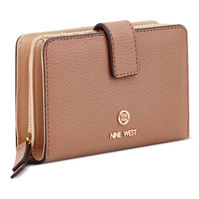 Nine West Clutches and Wallets Women Lockup 9S French Wallet Clay Nine West Clutches and Wallets Women Lockup 9S French Wallet Clay