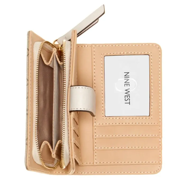 Nine West Clutches and Wallets Women Lockup 9S French Wallet Merlot Nine West Clutches and Wallets Women Lockup 9S French Wallet Merlot