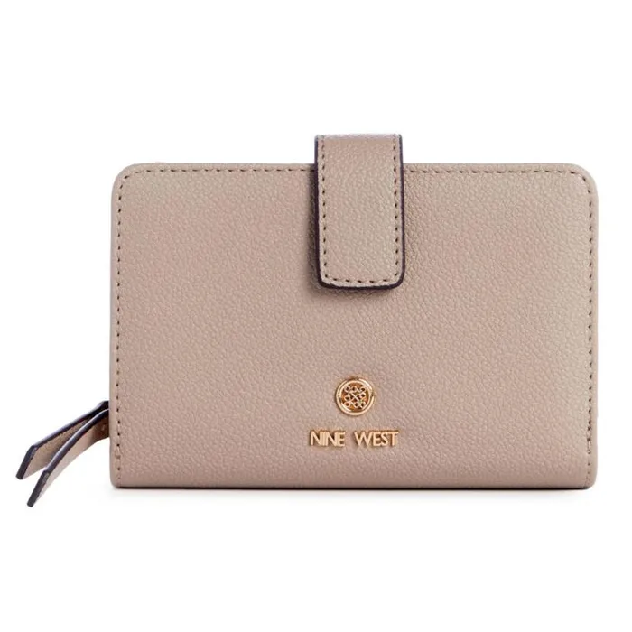Nine West Clutches and Wallets Women Lockup 9S French Wallet Pumice