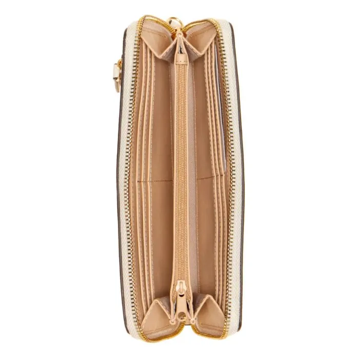 Nine West Clutches and Wallets Women Lockup 9S Zip Around With Wristlet Beige Logomahogany Nine West Clutches and Wallets Women Lockup 9S Zip Around With Wristlet Beige Logomahogany