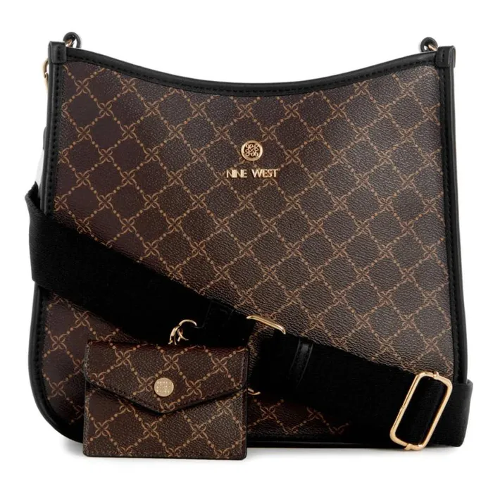 Nine West Crossbody Women Brice Crossbody Bag Brownblack