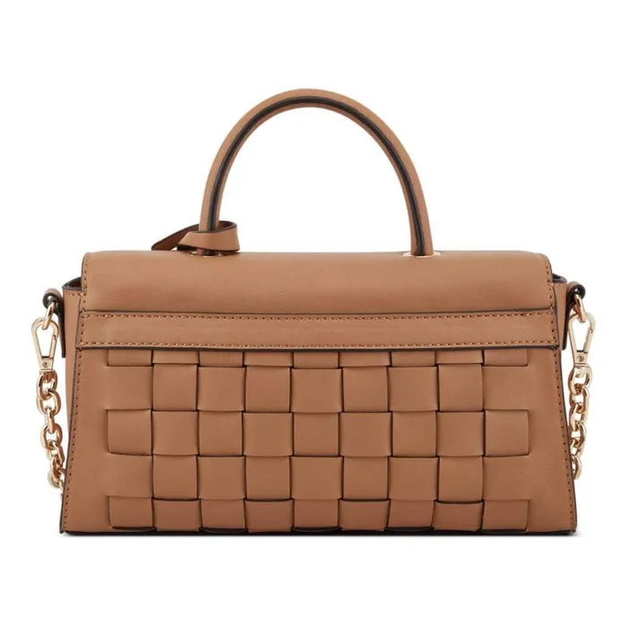 Nine West Crossbody Women Dax Mini Jet Set Satchel Crossbody Dark Camel