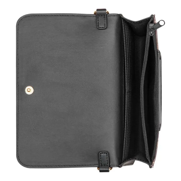 Nine West Crossbody Women Lockup 9S Phone Wallet Crossbody Brownblack Nine West Crossbody Women Lockup 9S Phone Wallet Crossbody Brownblack
