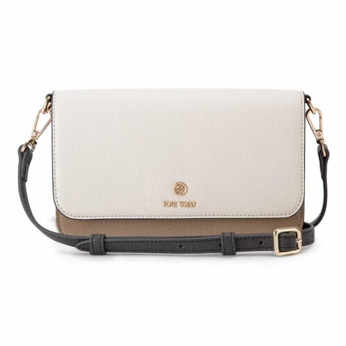 Nine West Crossbody Women Lockup 9S Phone Wallet Crossbody Milkmulti